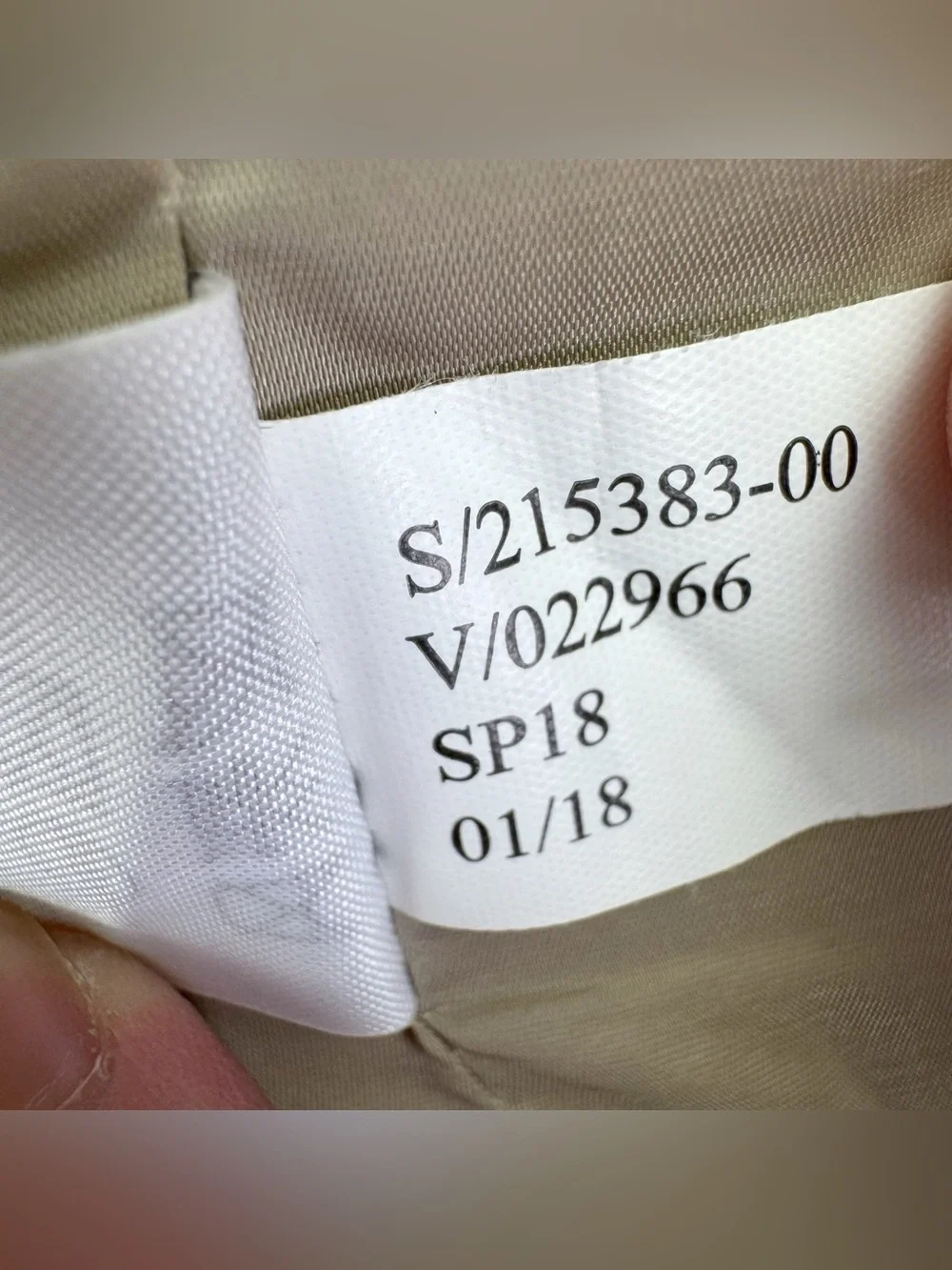 Banana Republic Men's‎ 44R Two-Button chino Sport Coat in tan slim fit stretch